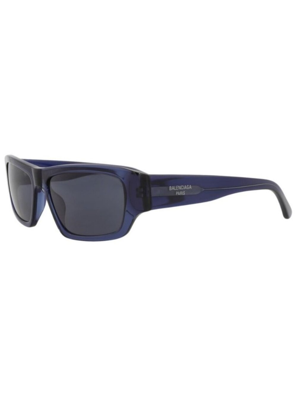 New Balenciaga Mens Square/Rectangle Blue Blue Blue Fashion Designer Sunglasses